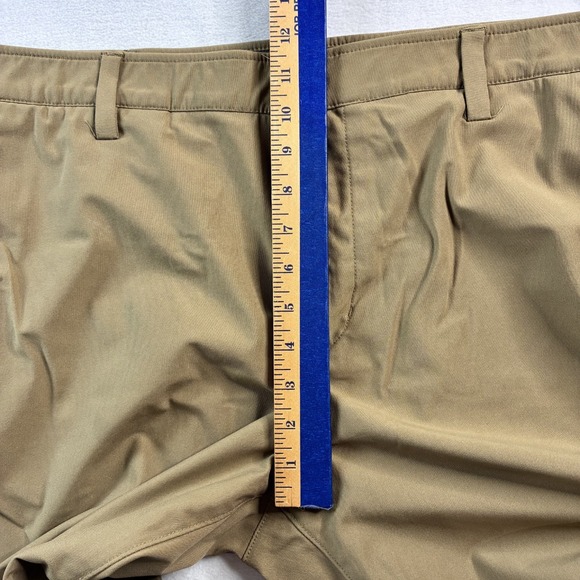 Chaps Mens Dress Pants Khaki 38x32 Slim Fit Tapered Leg Comfort Stretch Mid Rise - Picture 14 of 16